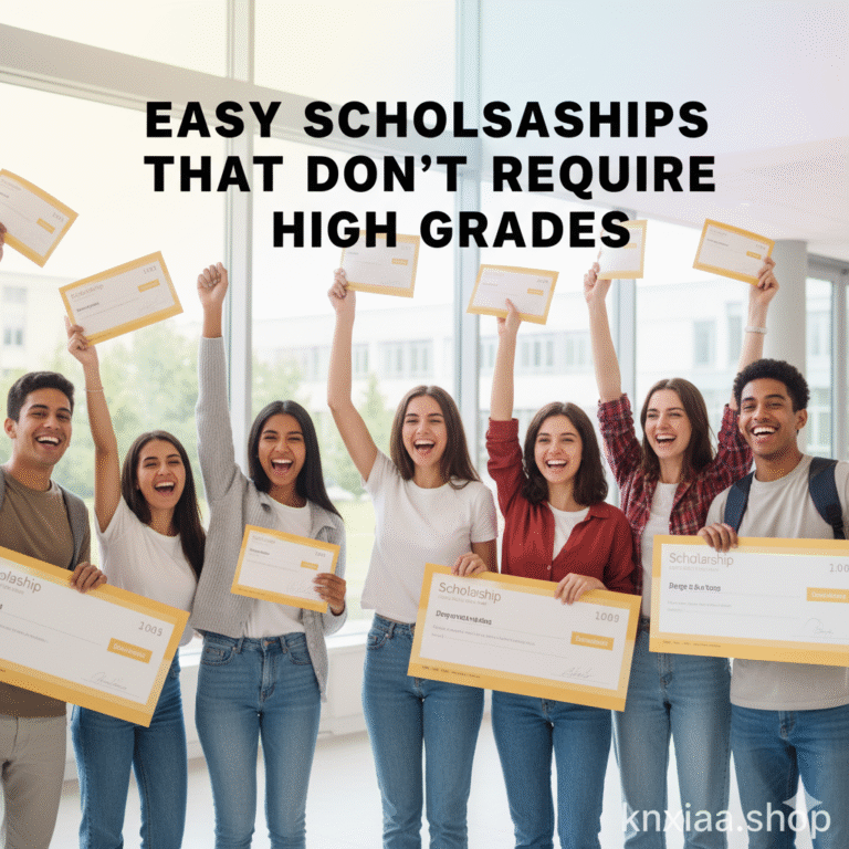 Easy Scholarships That Don’t Require High Grades