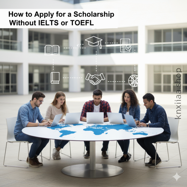 How to Apply for a Scholarship Without IELTS or TOEFL