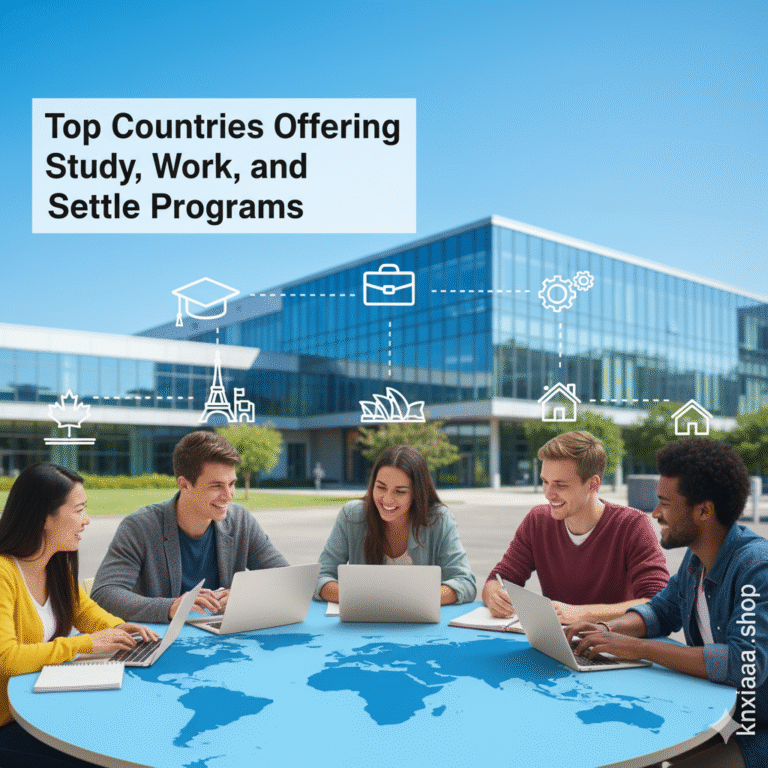Top Countries Offering Study, Work, and Settle Programs